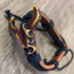 Brown and Black Horn Bracelet